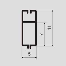 Сечение плакатного профиля № 11.