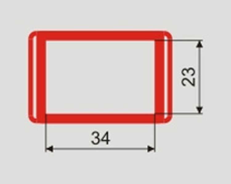 Курсоры для календарей. Курсор № 3 - 23x34 мм.